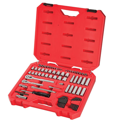 83PC 1/4" & 3/8" DRIVE MECHANICS TOOL SET