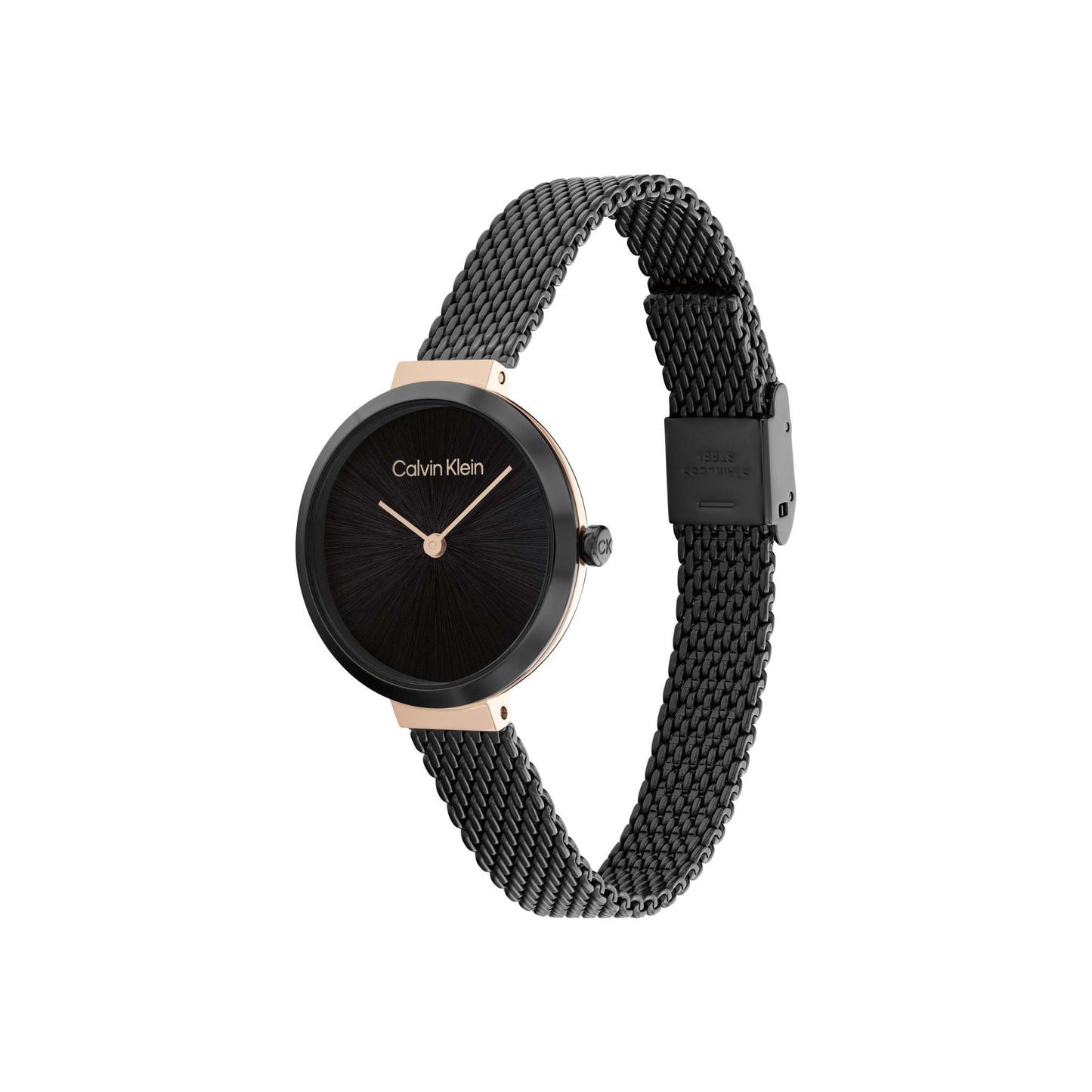 LADIES STAINLESS STEEL MESH WATCH