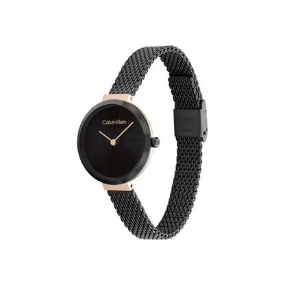 LADIES STAINLESS STEEL MESH WATCH