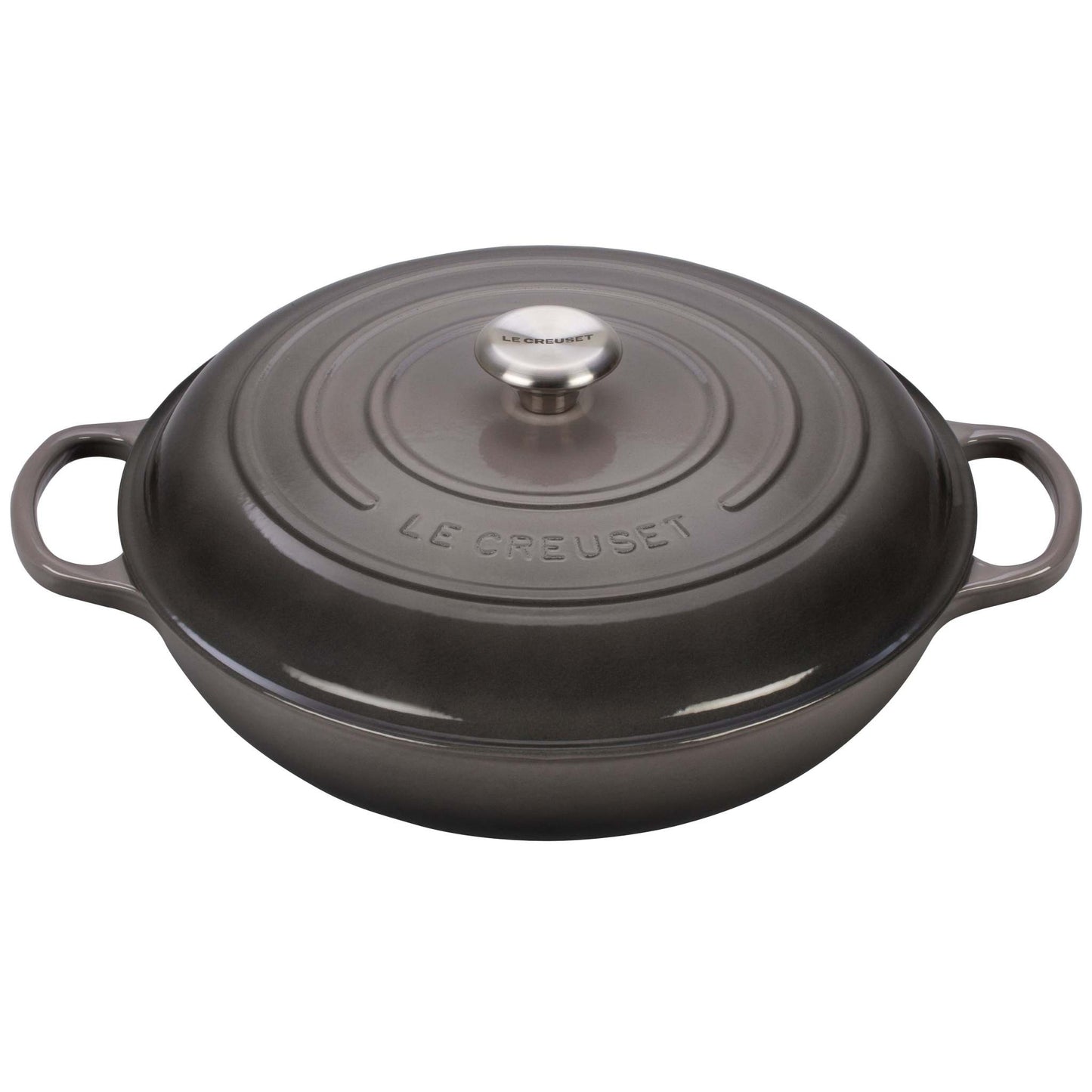 5QT SIGNATURE CAST IRON BRAISER OYSTER