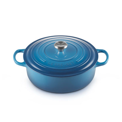 6.75QT SIGNATURE CAST IRON ROUND WIDE OVEN MARSEILLE