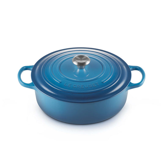 6.75QT SIGNATURE CAST IRON ROUND WIDE OVEN MARSEILLE