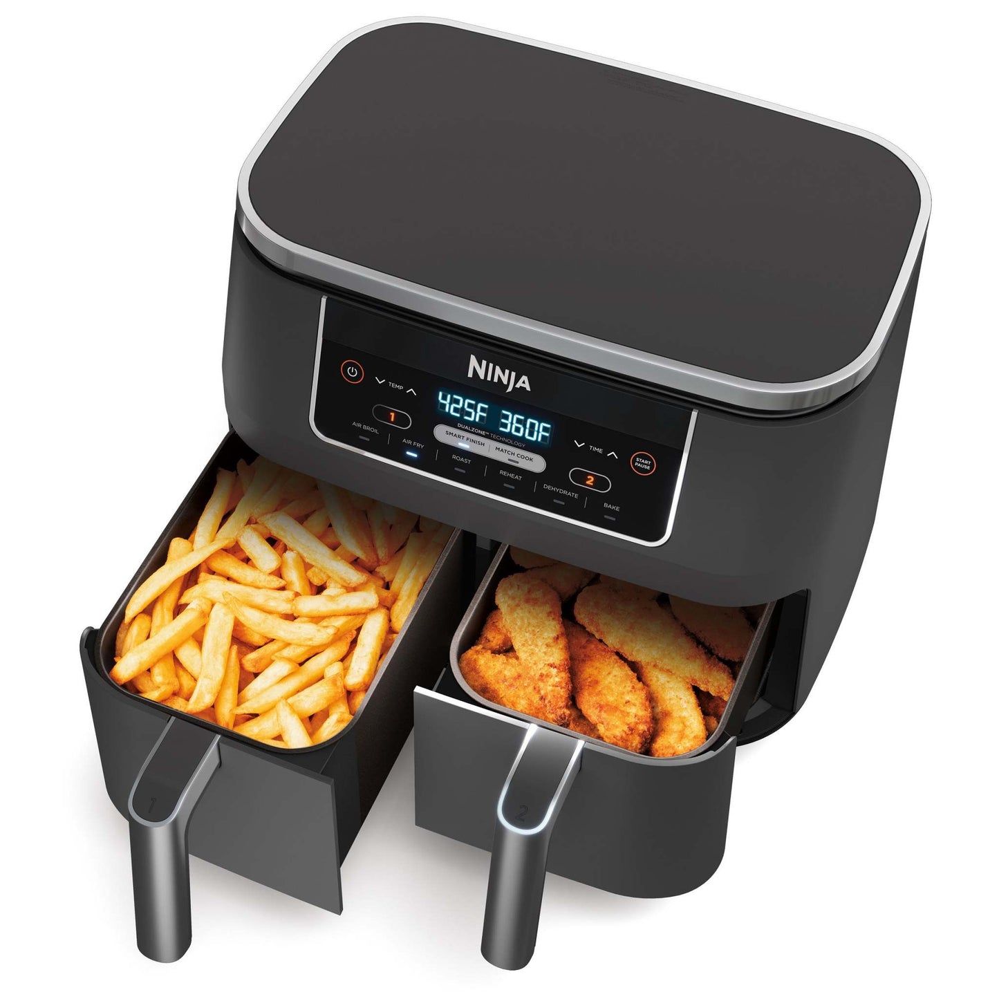 FOODI 6-IN-1 8QT TWO BASKET AIR FRYER W/ DUALZONE TECHNOLOGY