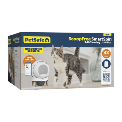 SCOOPFREE SMARTSPIN SELF-CLEANING LITTER BOX