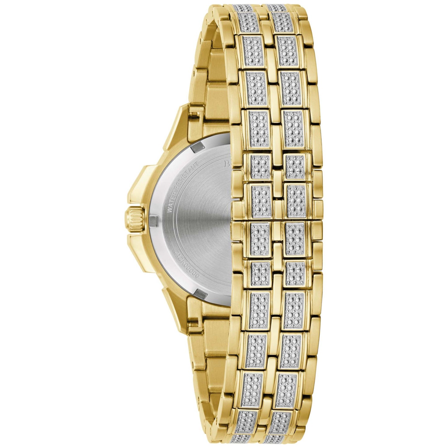 LADIES OCTAVA CRYSTAL STAINLESS STEEL WATCH CRYSTAL DIAL