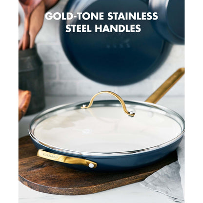 RESERVE CERAMIC 12" FRY PAN W/ LID