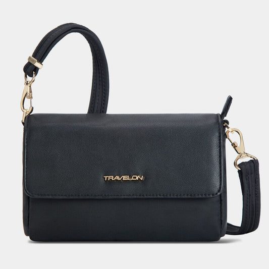 ADDISON ANTI-THEFT CONVERTIBLE BELT BAG - (BLACK)