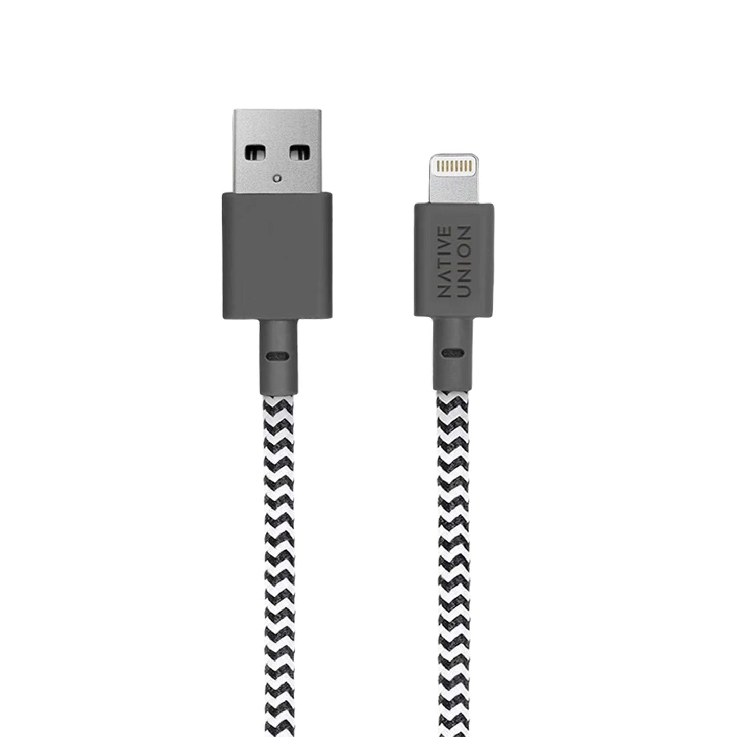 BELT CABLE XL USB-A TO APPLE LIGHTNING ZEBRA