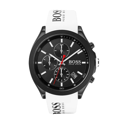 MENS VELOCITY CHRONOGRAPH SILICONE STRAP WATCH