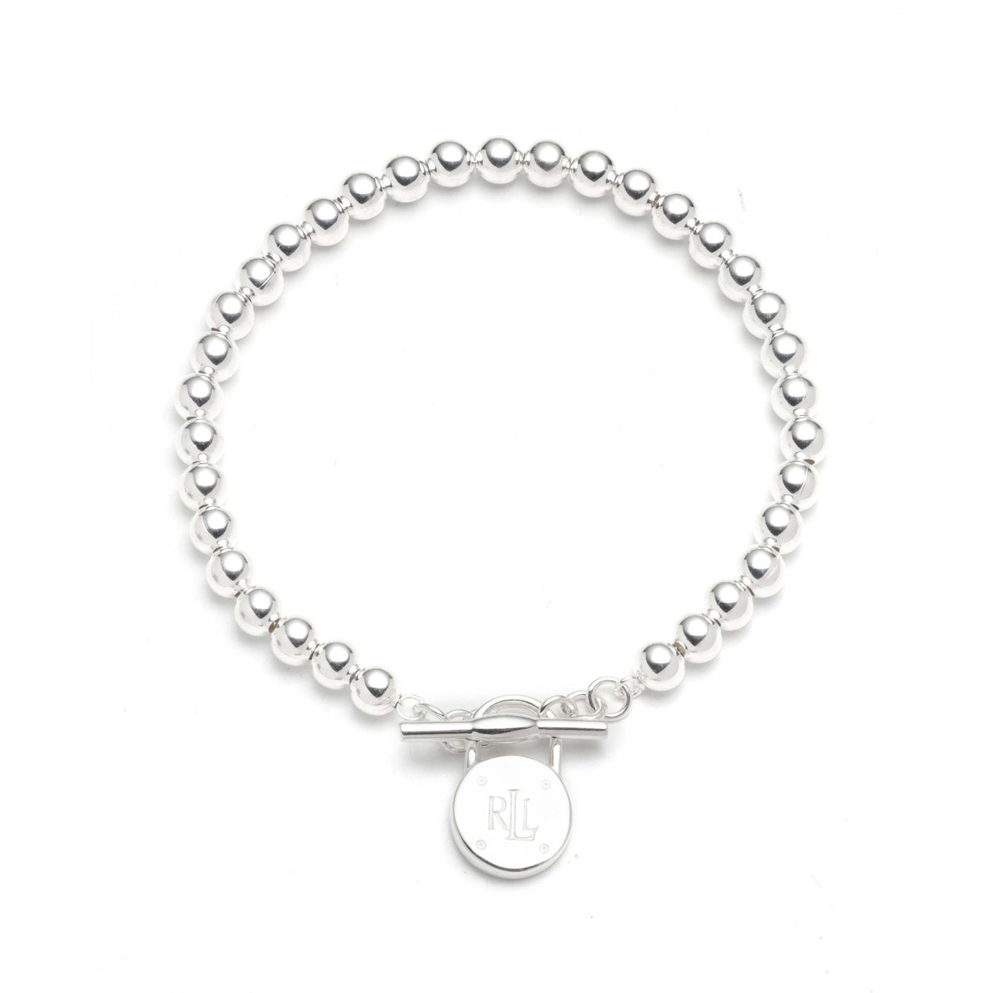 STERLING BEAD BRACELET