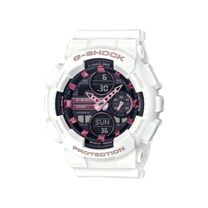 LADIES COMPACT G-SHOCK ANALOG/DIGITAL RESIN WATCH