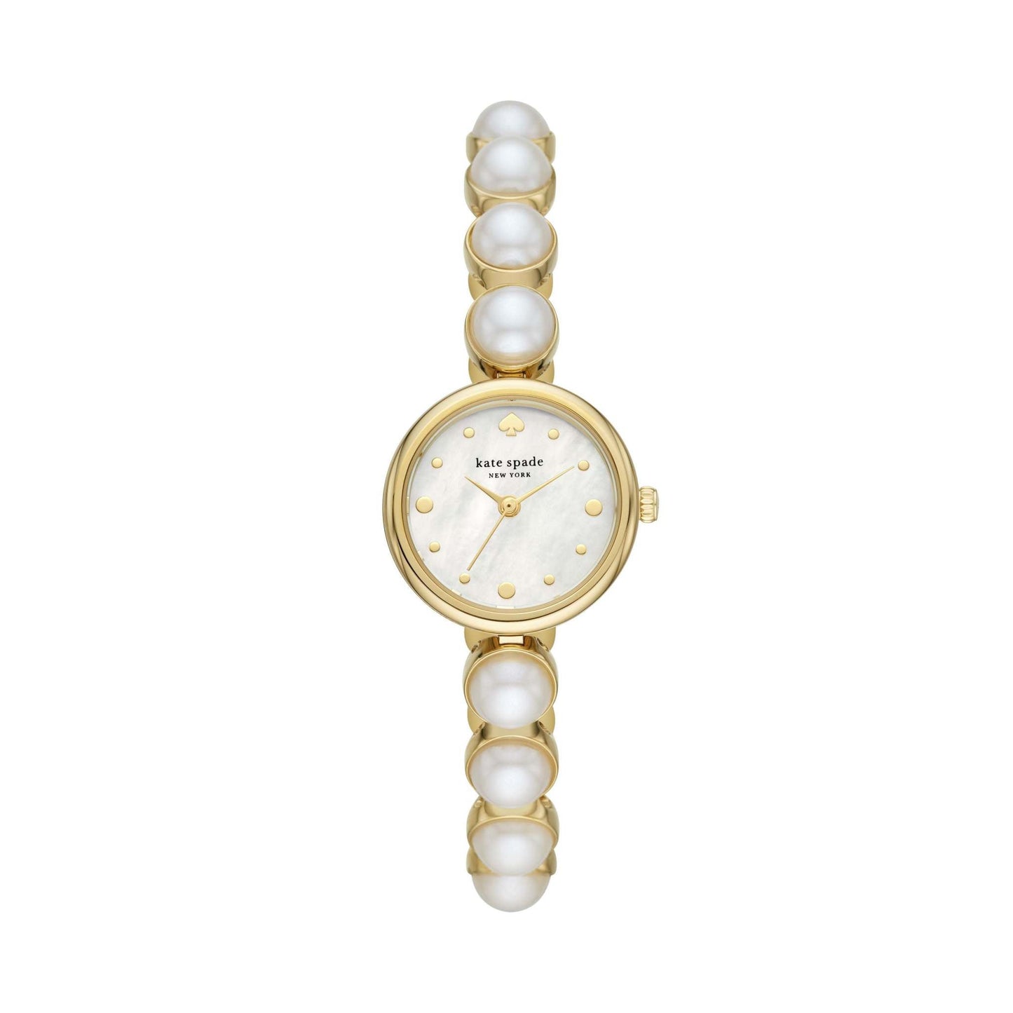 LADIES' MONROE PEARL BEADED BRACELET WATCH, MOTHER-OF-PEARL DIAL