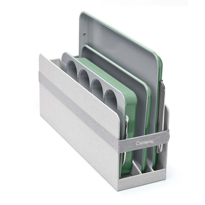 5PC NON-TOXIC NONSTICK CERAMIC BAKEWARE SET SAGE
