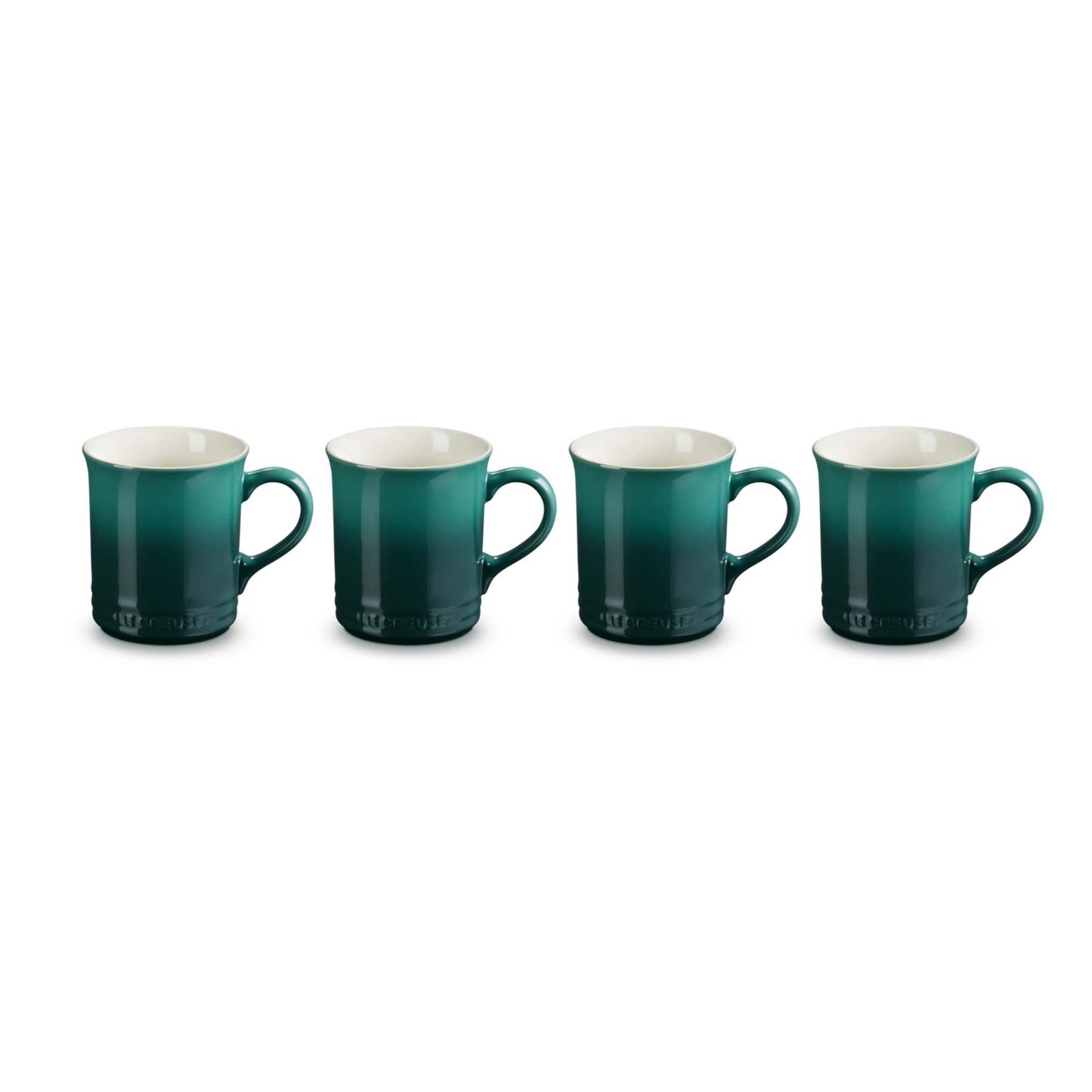 SET OF 4 STONEWARE MUGS ARTICHAUT