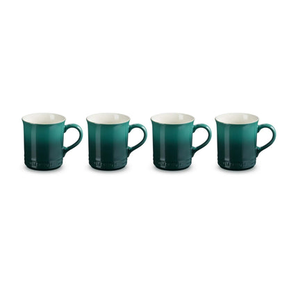 SET OF 4 STONEWARE MUGS ARTICHAUT