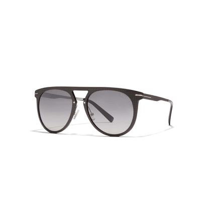 11 POLARIZED GRADIENT AVIATOR SUNGLASSES 55MM