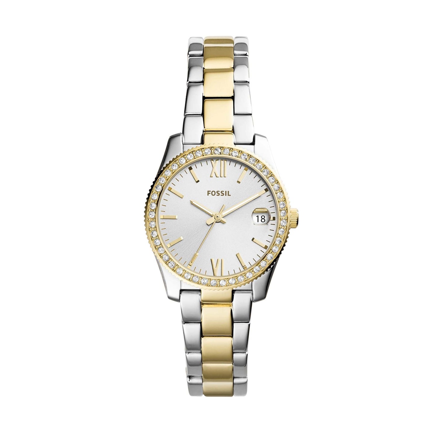 LADIES SCARLETTE TWO-TONE STAINLESS STEEL WATCH