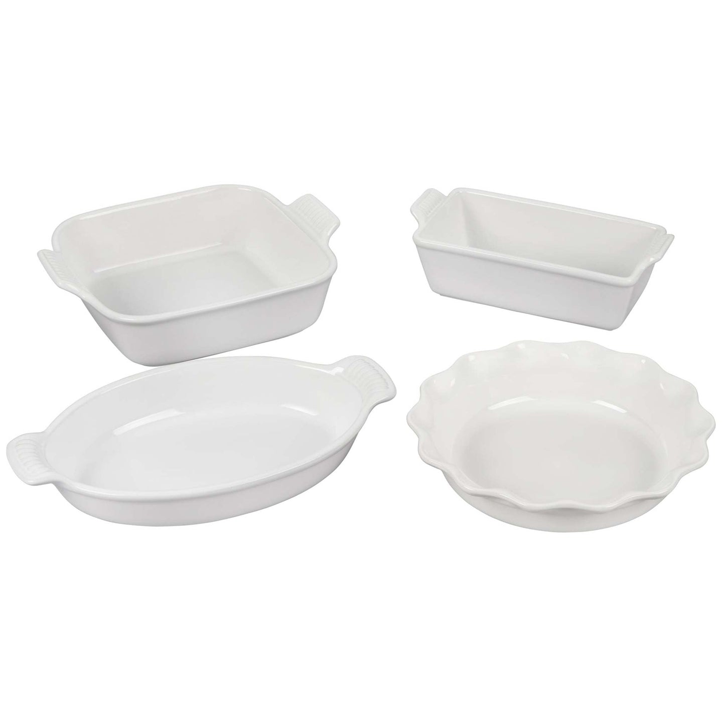 4PC HERITAGE STONEWARE BAKEWARE SET