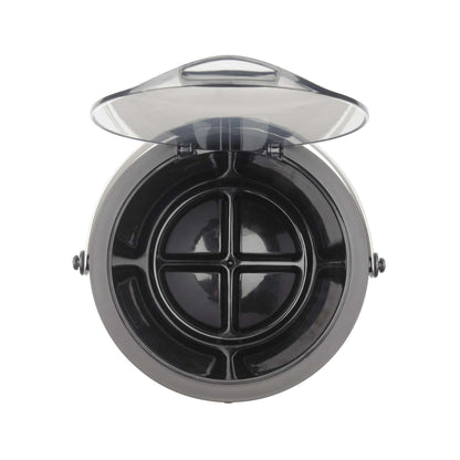 STEEL ICE BUCKET & TONGS SET