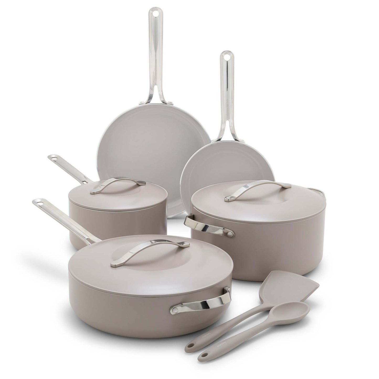 NOVA 10PC CERAMIC NONSTICK COOKWARE SET CLAY