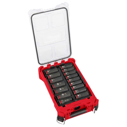 SHOCKWAVE IMPACT DUTY SOCKET 1/2" DRIVE 16PC MM PACKOUT SET