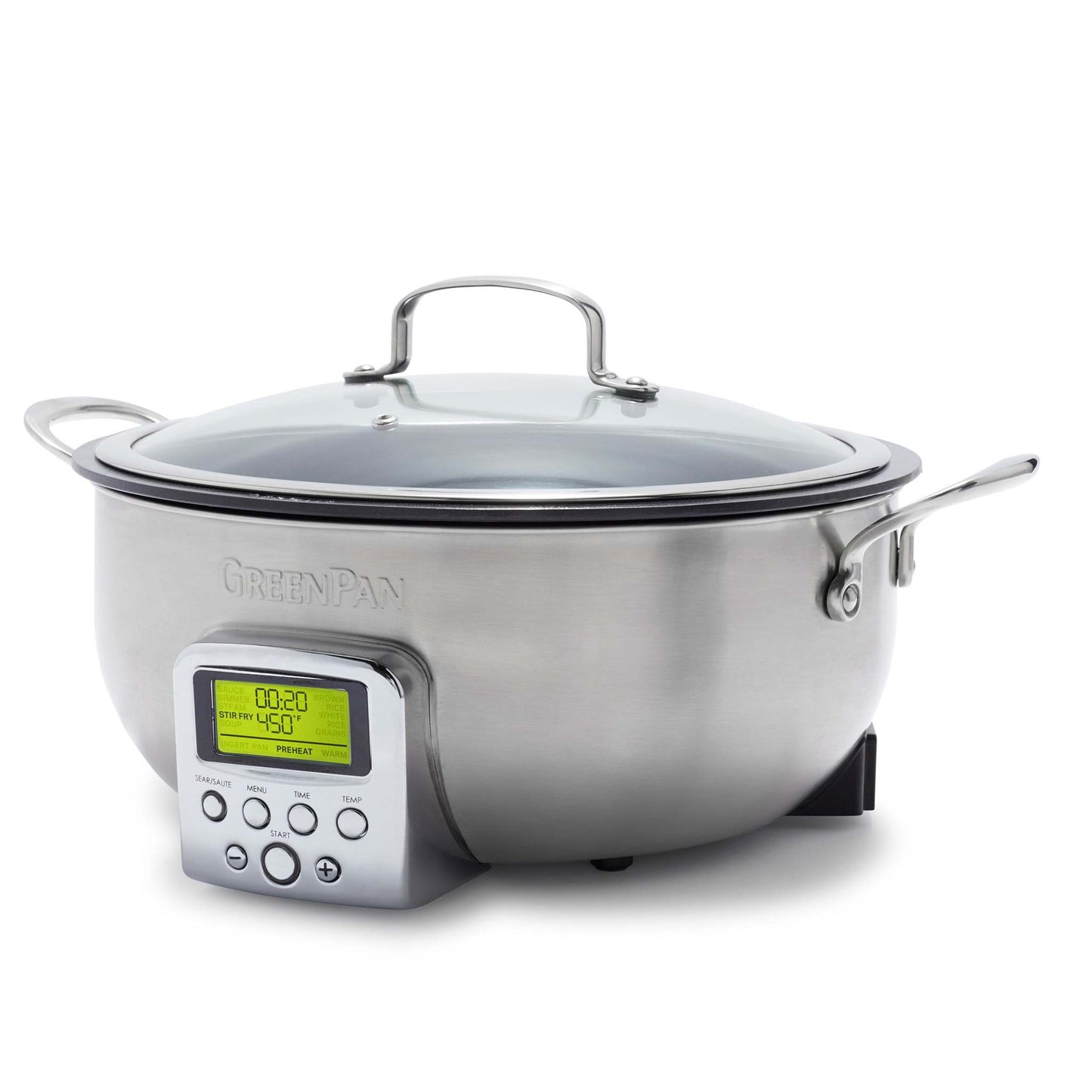 ELITE 6QT ESSENTIAL SMART SKILLET STAINLESS STEEL