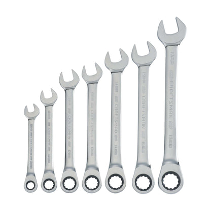 7PC MM RATCHETING COMBINATION WRENCH SET