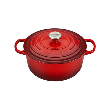 3PC SIGNATURE CAST IRON COOKWARE SET CERISE
