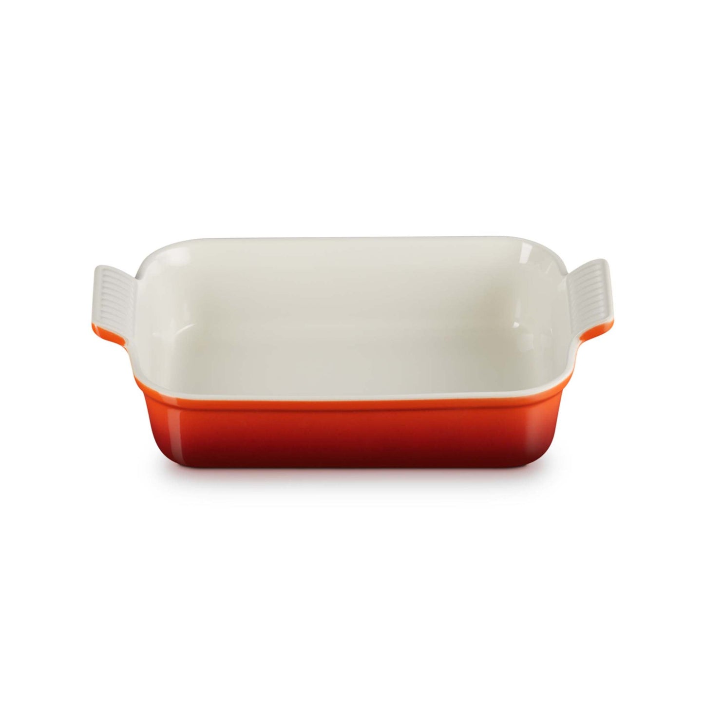 2.5QT HERITAGE STONEWARE RECTANGULAR DISH CERISE