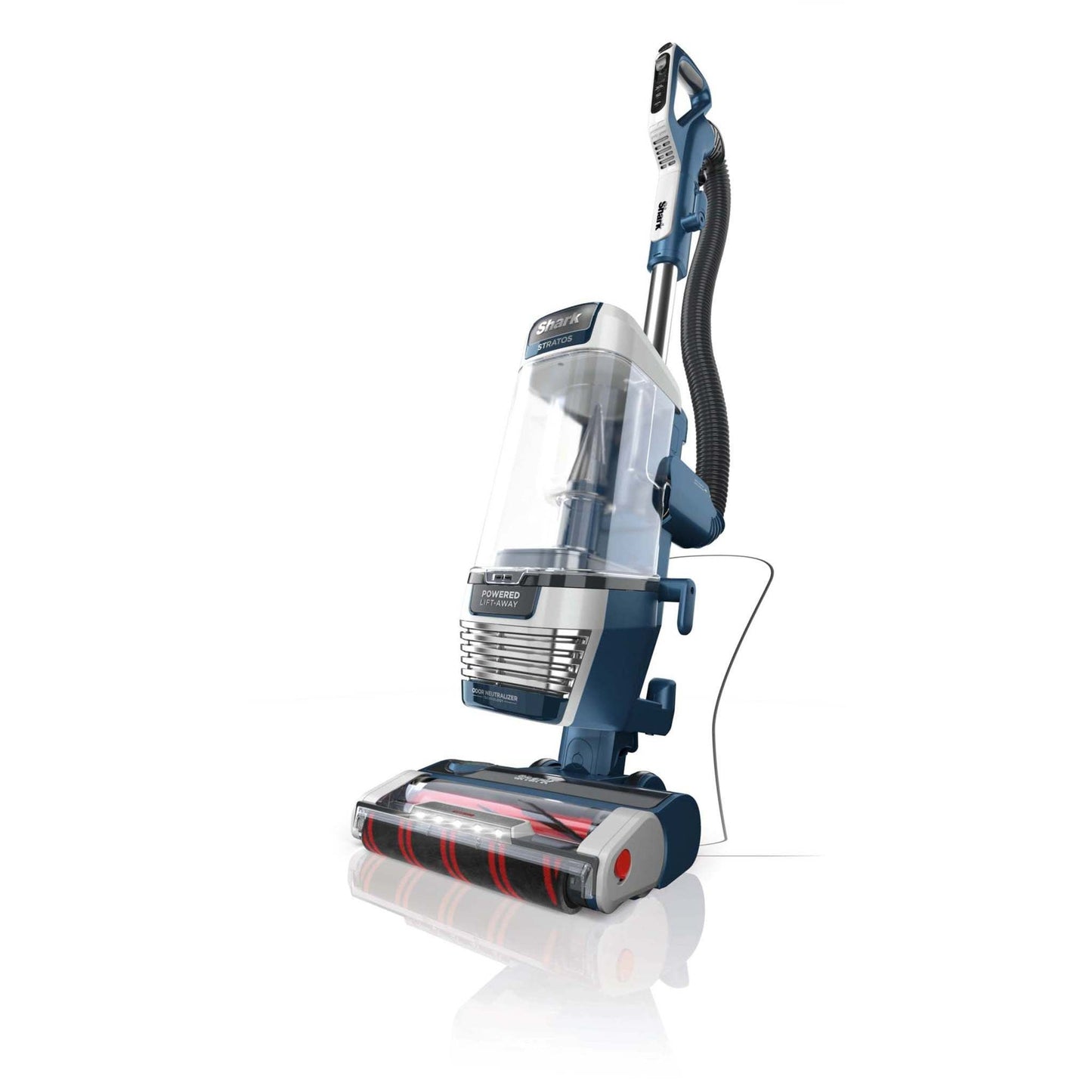 STRATOS UPRIGHT VACUUM W/ DUOCLEAN POWERFINS HAIRPRO