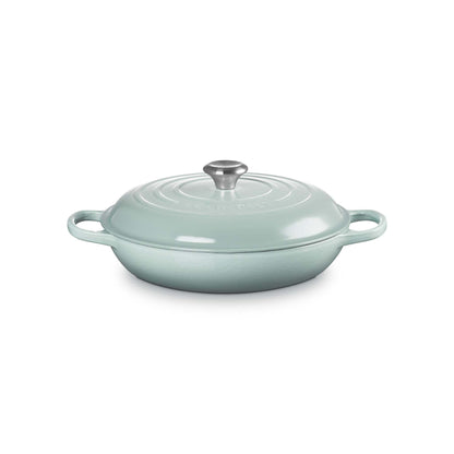 3.5QT SIGNATURE CAST IRON BRAISER SEA SALT