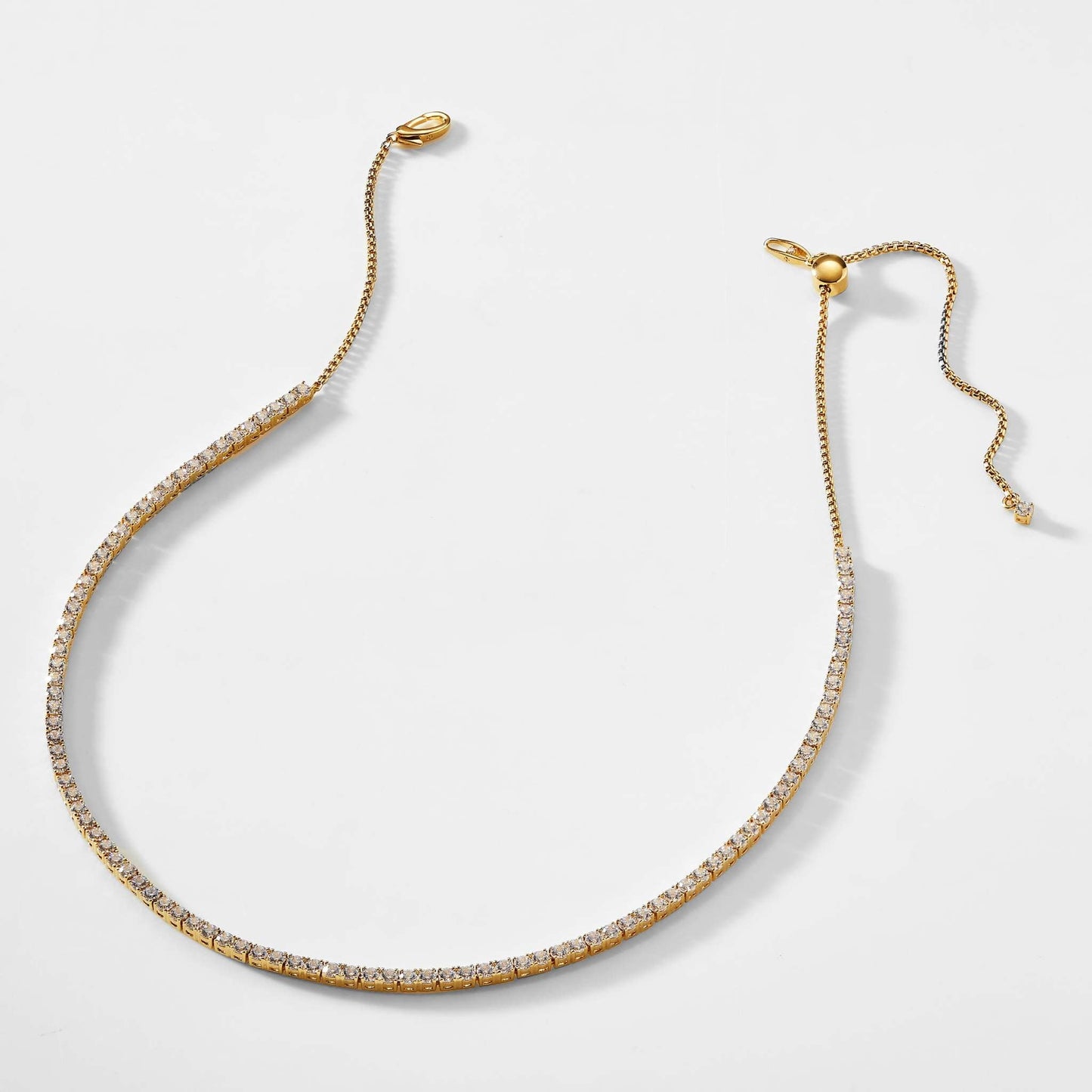 LOVE ALL TENNIS NECKLACE SLIDER