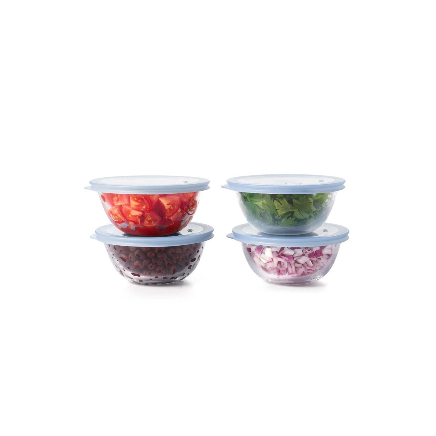 GOOD GRIPS 8PC GLASS PREP BOWL SET