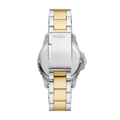 MEN'S FOSSIL DIVE TWO-TONE STAINLESS STEEL WATCH