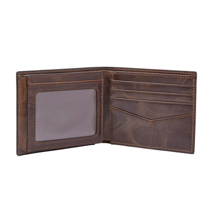 DERRICK FLIP ID BIFOLD WALLET DARK