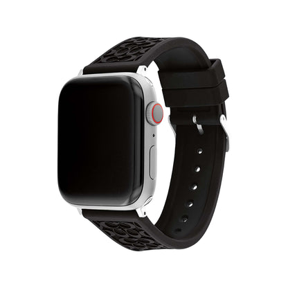 RUBBER APPLE WATCH STRAP W/ C LOGOS 42MM & 44MM