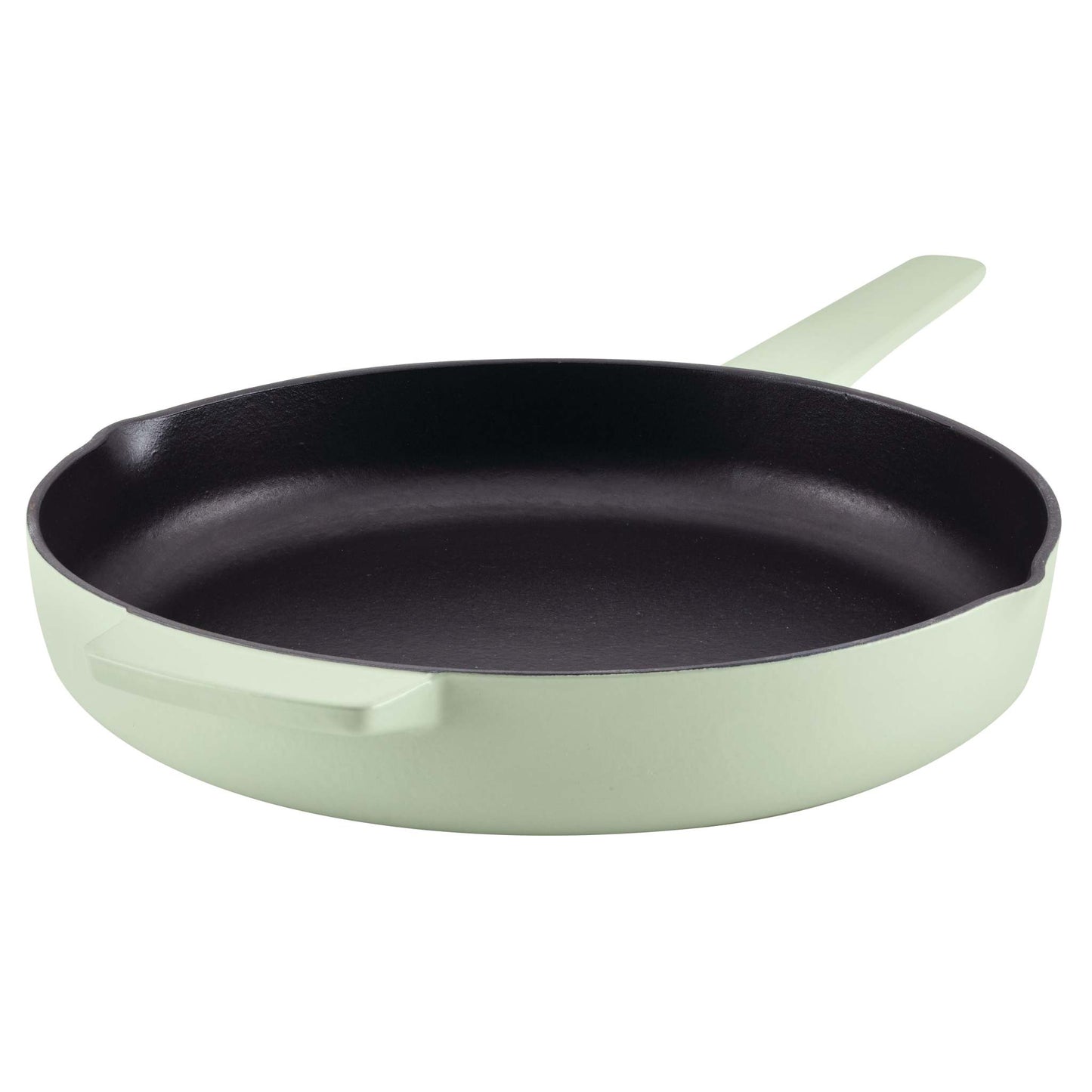 ENAMELED CAST IRON 12" SKILLET PISTACHIO