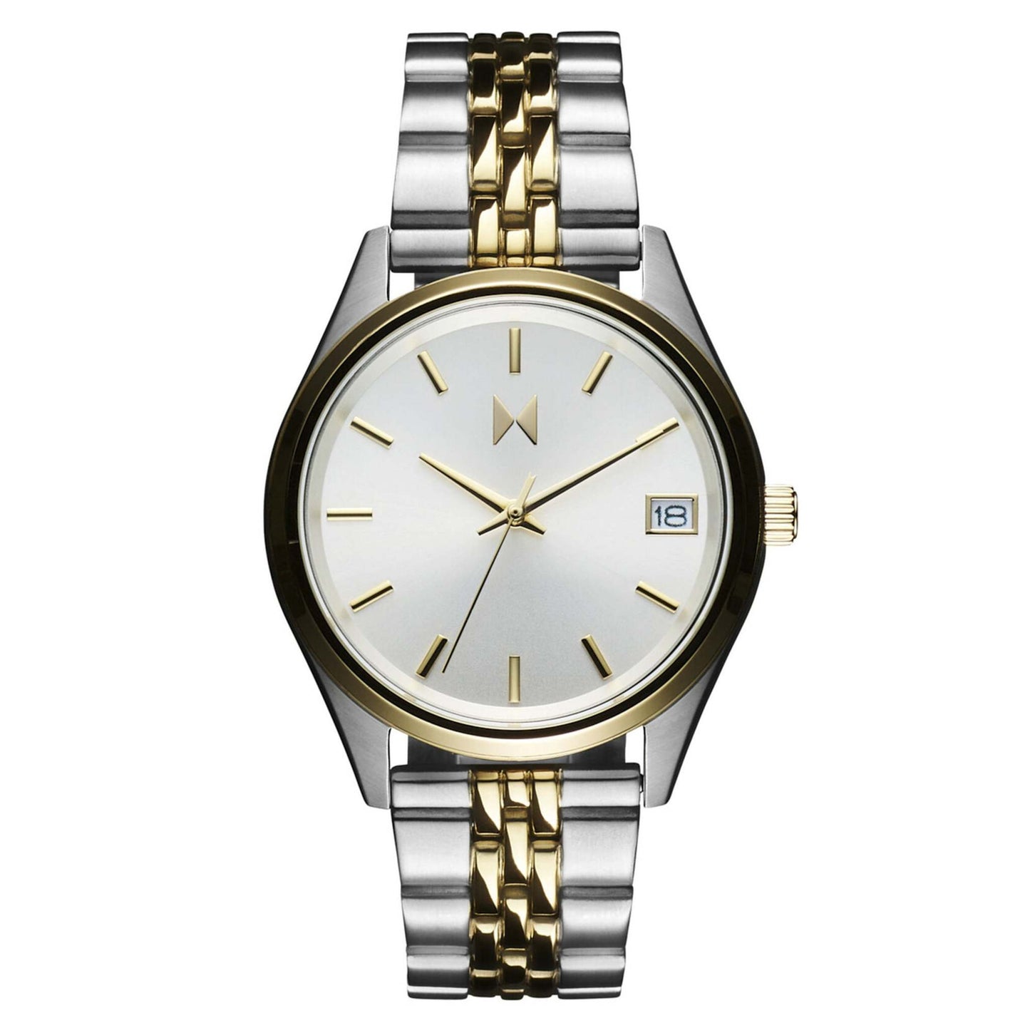 LADIES' RISE BOYFRIEND TWO-TONE STAINLESS STEEL WATCH