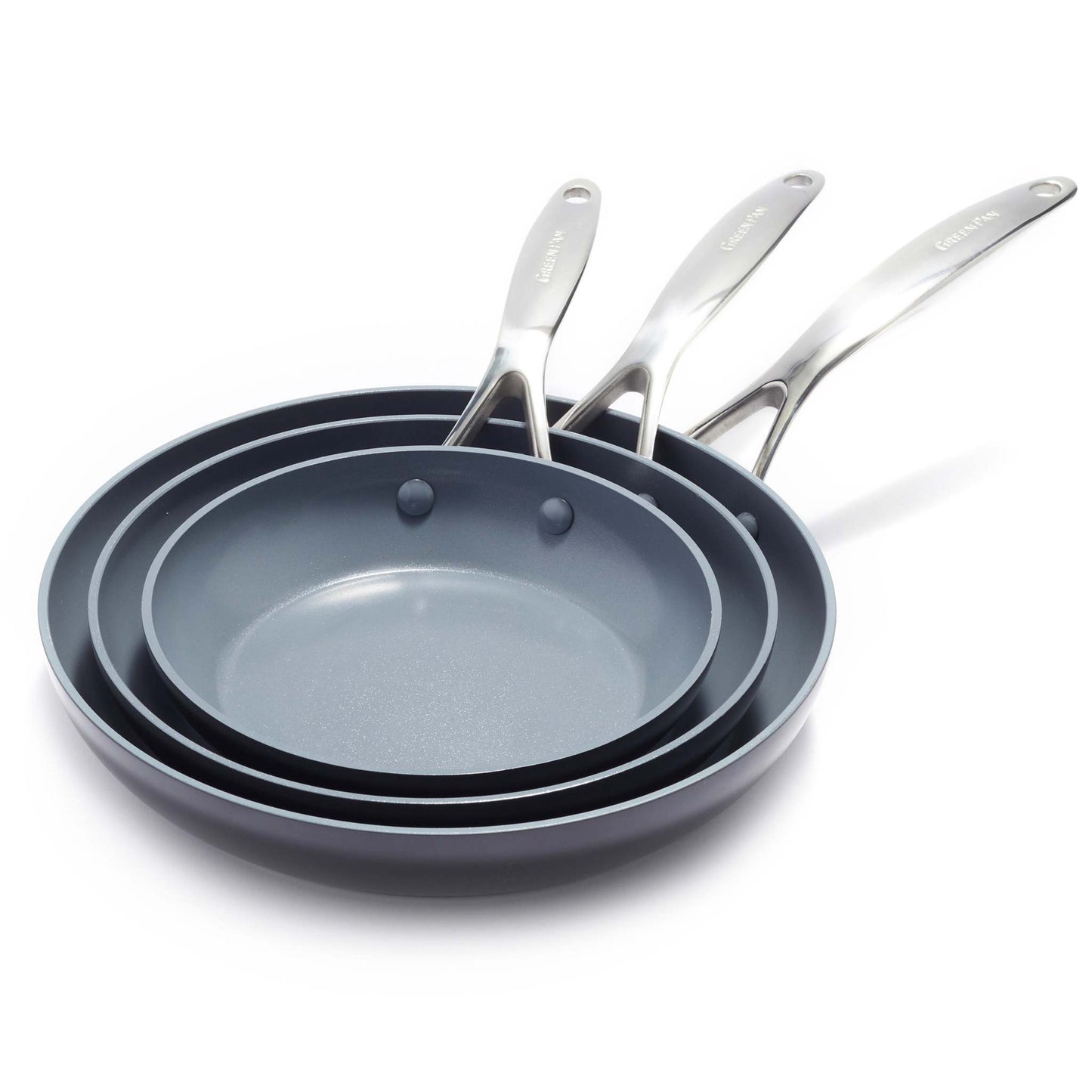VALENCIA PRO 3PC CERAMIC NONSTICK FRY PAN SET