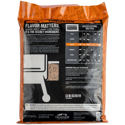 HICKORY BBQ HARDWOOD PELLETS 20LB BAG