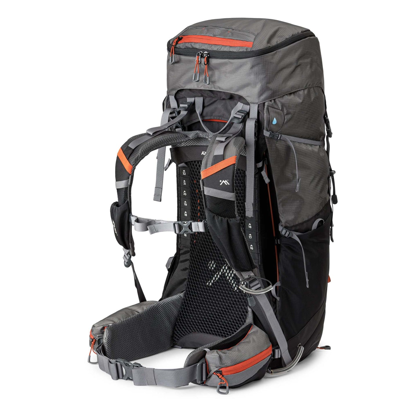 65L TRANSCEND BACKPACK W/ RECYCLED WITH BLUESIGN