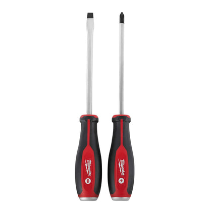 2PC DEMOLITION SCREWDRIVER WITH STEEL CAPS