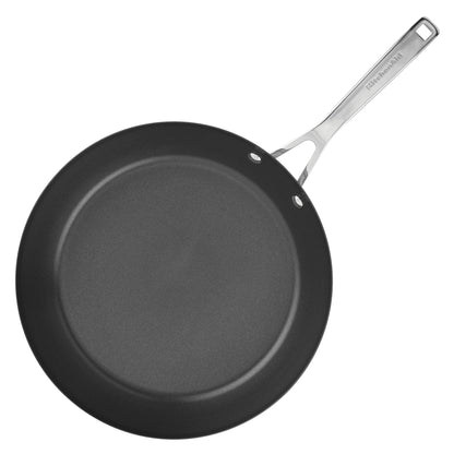 12" STAINLESS STEEL 3-PLY NONSTICK FRY PAN