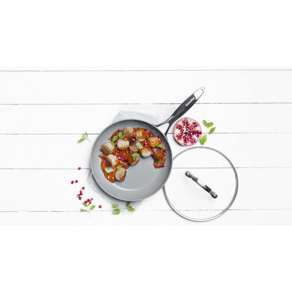 VALENCIA PRO 10" CERAMIC NONSTICK FRY PAN W/ LID
