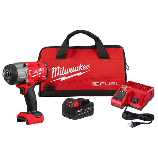 M18 FUEL 1/2" HIGH TORQUE IMPACT WRENCH W/ FRICTION RING KIT
