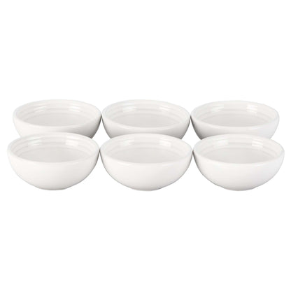 6PC VANCOUVER PINCH BOWL SET WHITE