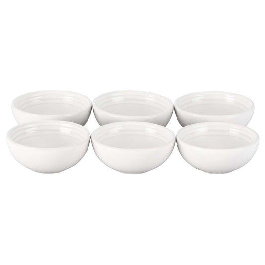 6PC VANCOUVER PINCH BOWL SET WHITE