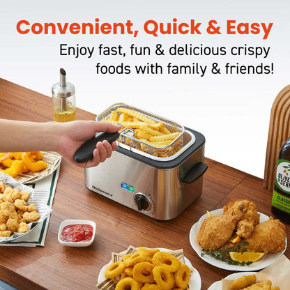1.2QT DEEP FRYER STAINLESS STEEL