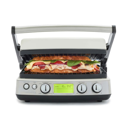 ELITE MULTI GRILL/GRIDDLE/WAFFLE MAKER CLOUD CREAM