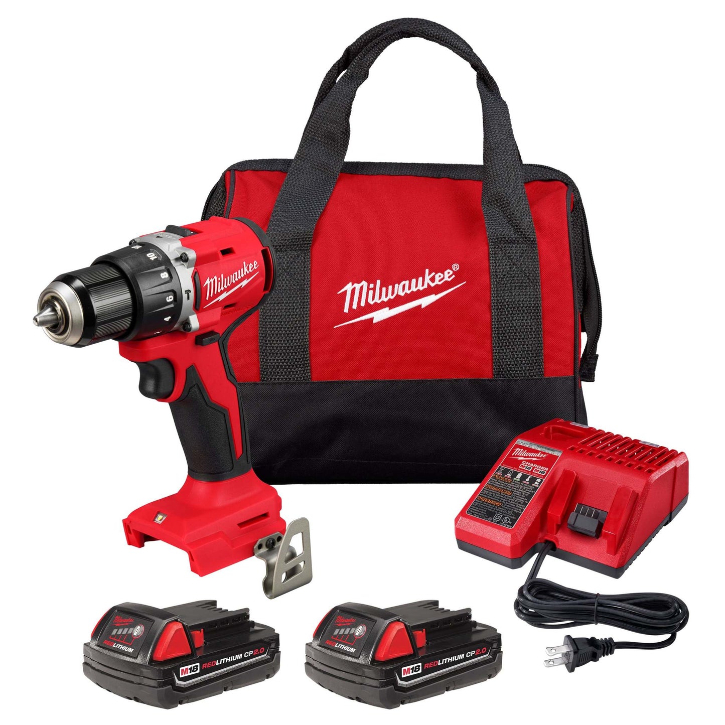 M18 COMPACT BRUSHLESS 1/2" HAMMER DRILL/DRIVER KIT
